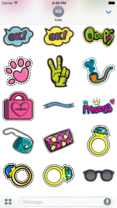 Screenshot #3 pour Dashed Fashion Stickers