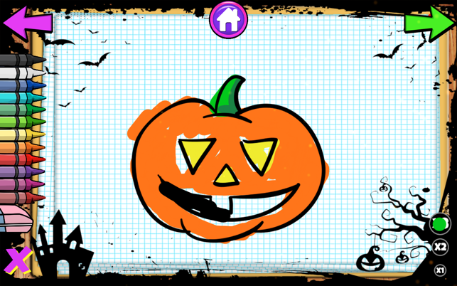 Color Objects Kids Halloween