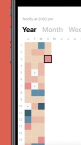 Moodee - Year In Pixels screenshot