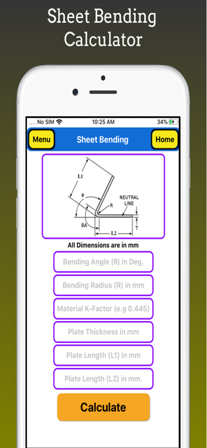 Sheet Bending Calc(圖1)-速報App