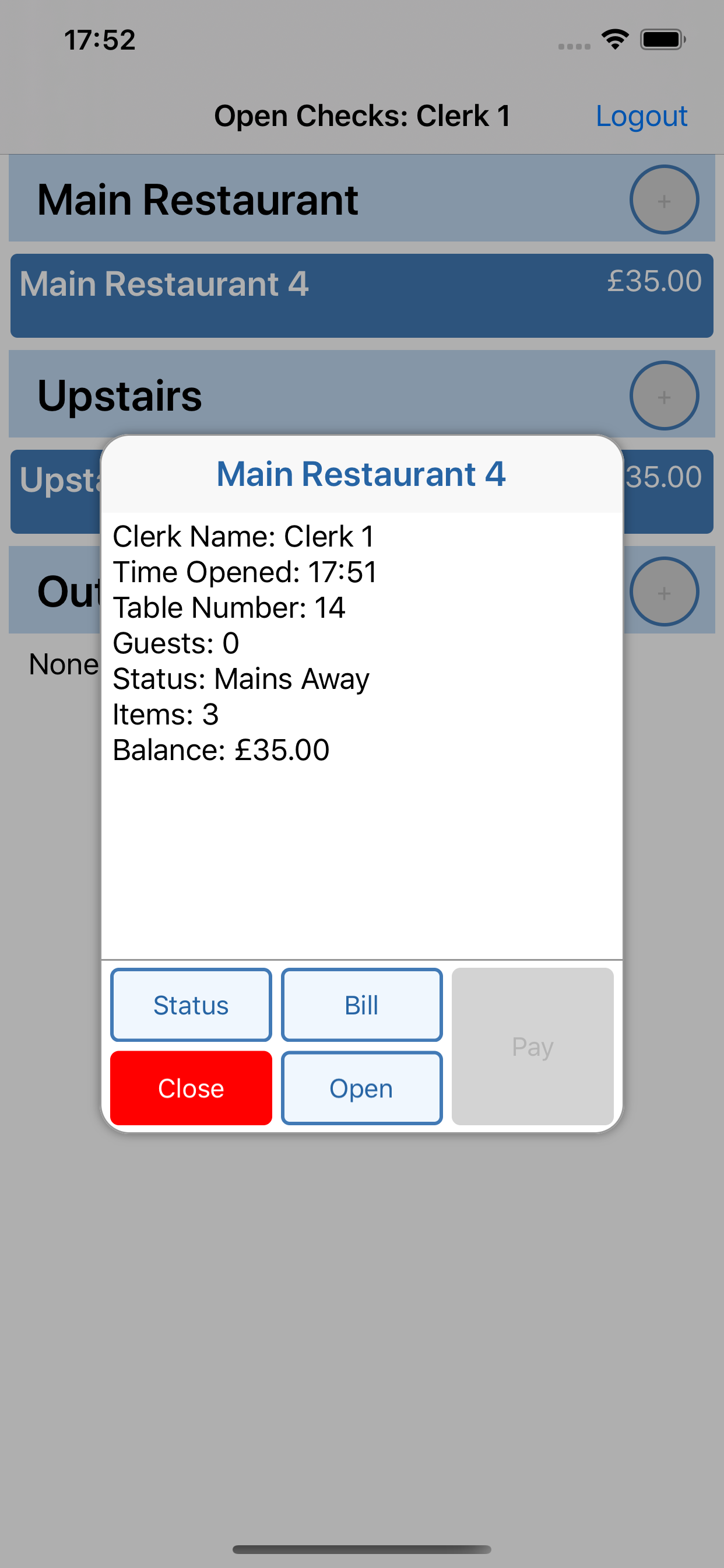 OrderPad for Samtouch
