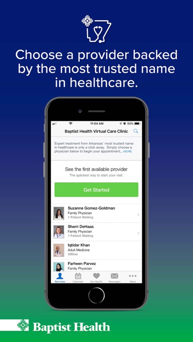 Baptist Health - Virtual Care Screenshot