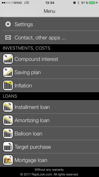 Finance Calculator Pro Screenshot