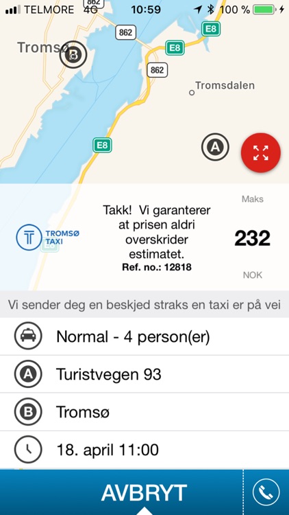 Tromsø Taxi screenshot-3