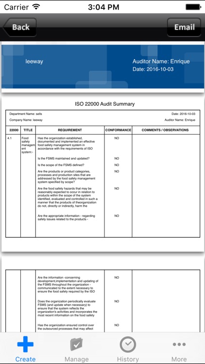 ISO 22000 Food Safety Audit screenshot-4