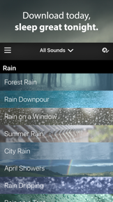 Rain Rain Sleep Sounds screenshot