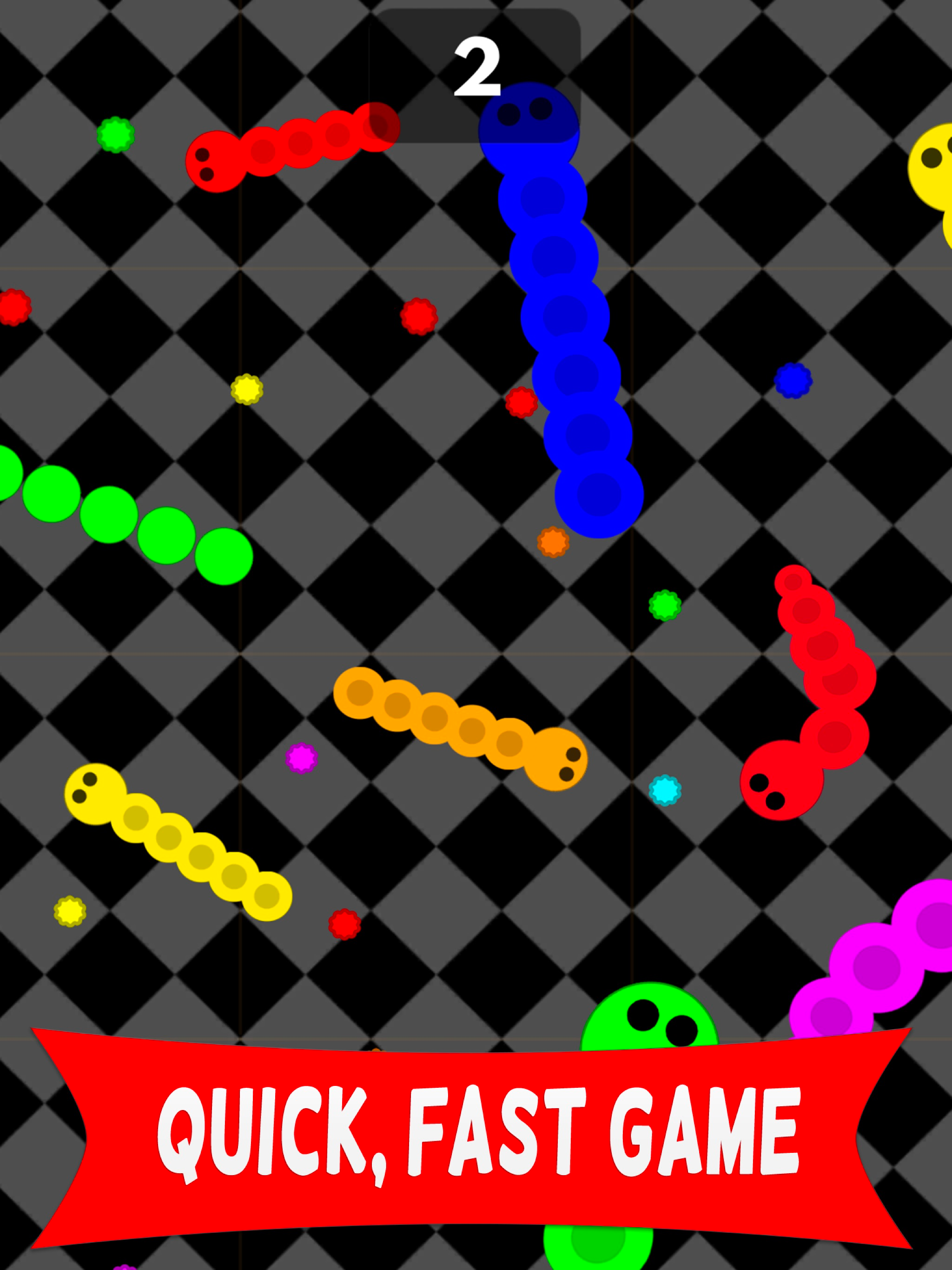 Eat Snakes - Crazy Worm Arena