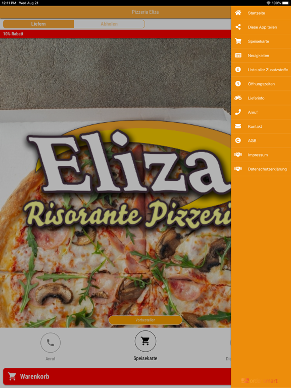 Screenshot #5 pour Pizzeria Eliza