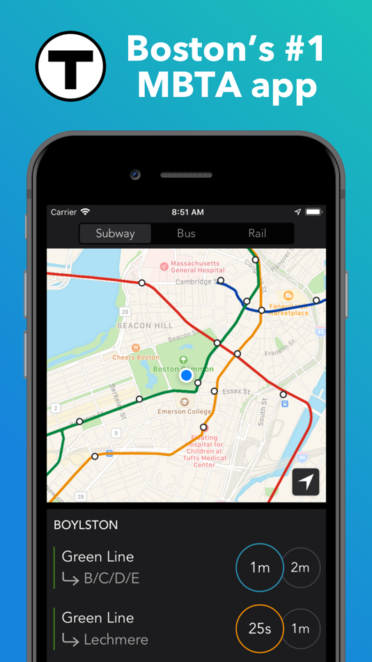ProximiT: MBTA Boston Transit - 3.3.1 - (iOS)