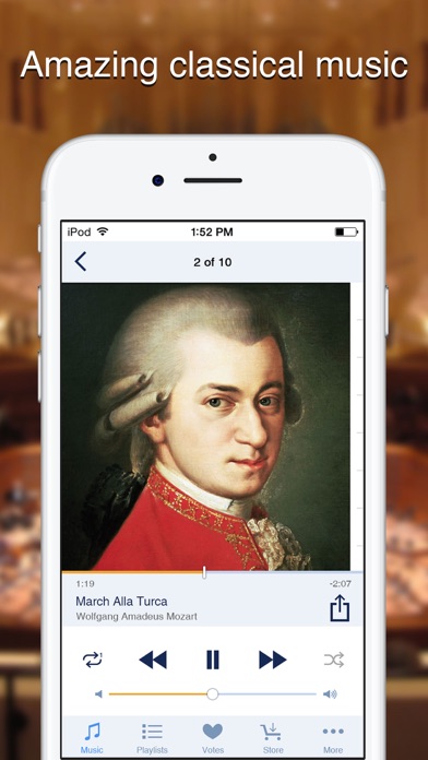 Screenshot #1 pour Sonata - Classical Music Radio