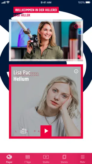 Screenshot von Hitradio Ö3 auf dem iPhone 1