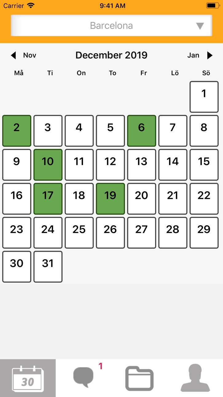 iPhone screenshot