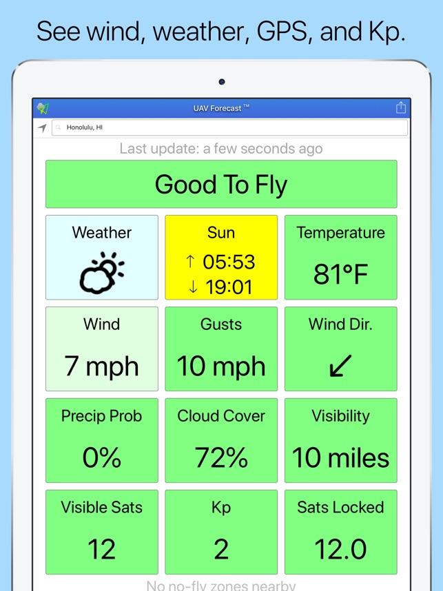 UAV Forecast on the App Store