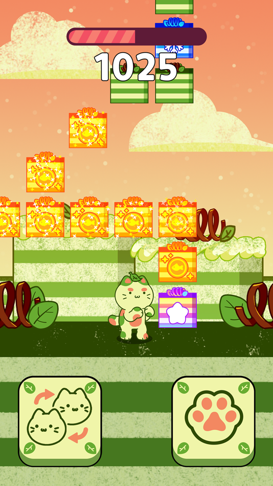 #6. Cat Punch - Infinite Block (iOS) 由: POOM GAMES