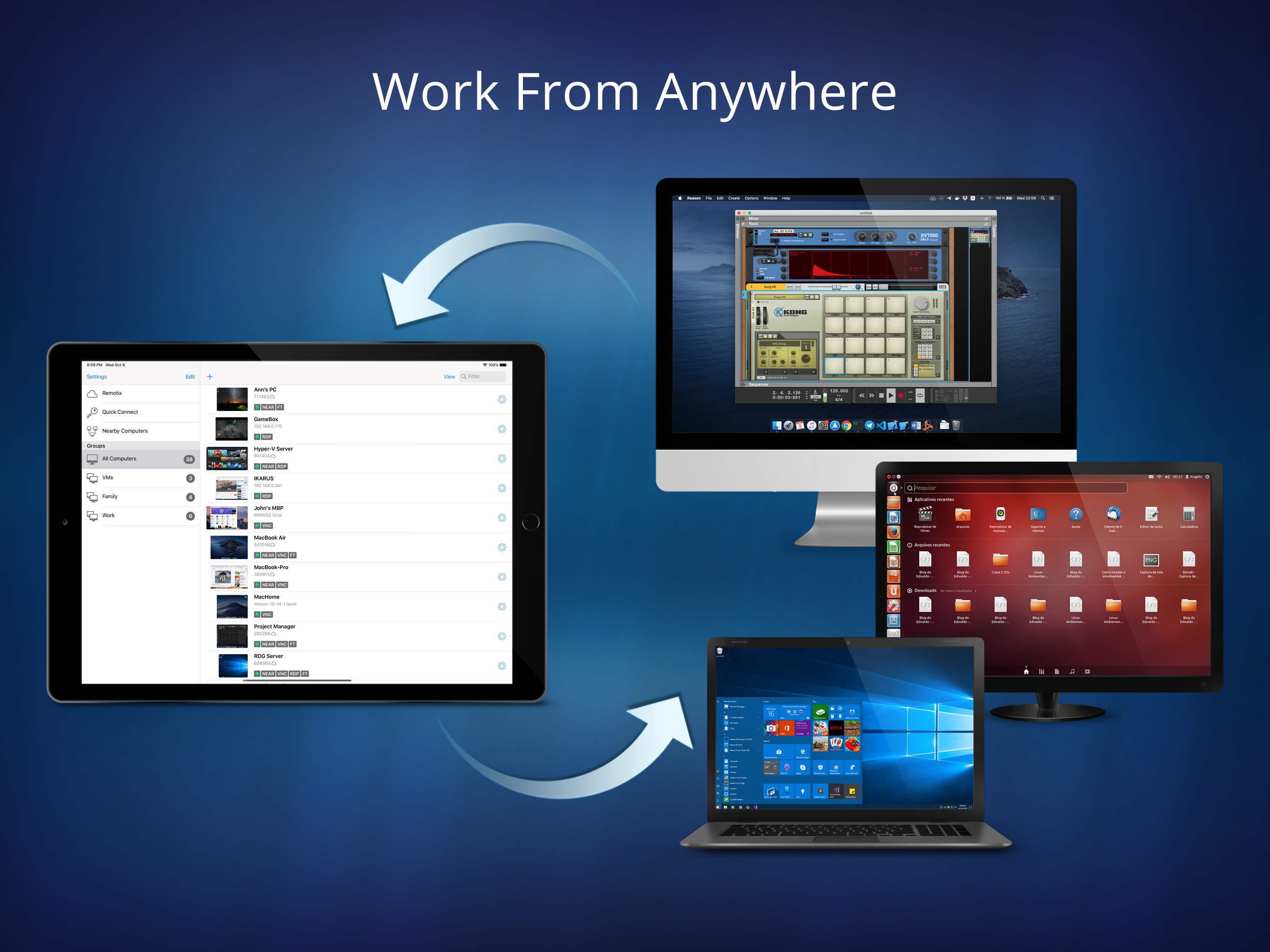 Remotix VNC, RDP & NEAR