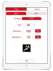 koşu ve yürüme harcanan kalori ipad resimleri 1