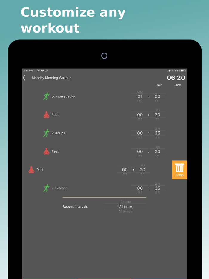 Interval Timer - HIIT Builder