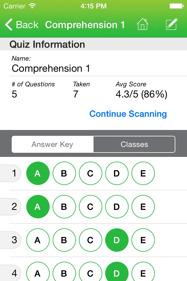 Quick Key Mobile Grading App screenshot 2