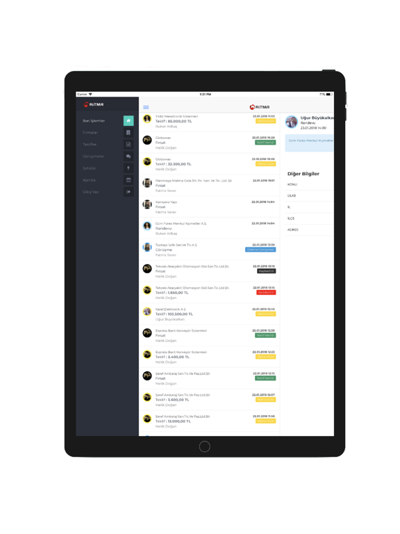 Screenshot #5 pour Ritma FLEX CRM