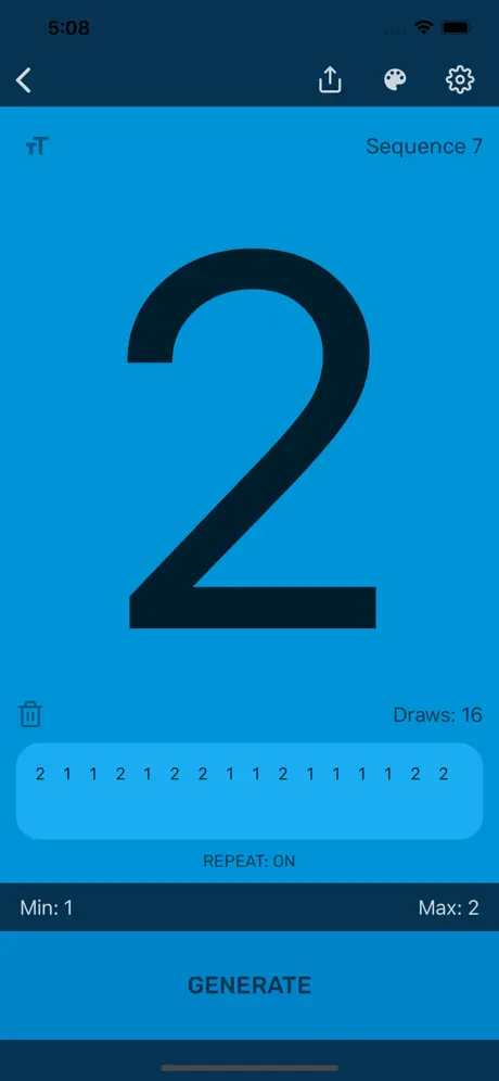 Random Number Generator App