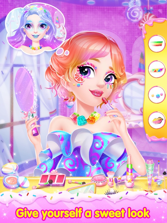 Screenshot #5 pour Sweet Princess Candy Makeup