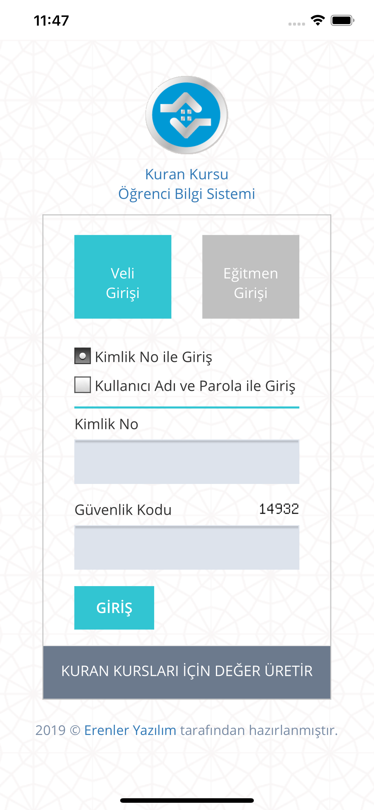 e-Kurankursu Öğrenci Bilgi Sis screenshot 2