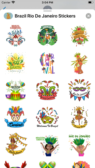 Screenshot #3 pour Brazil Rio De Janeiro Stickers