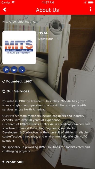 Mits Airconditioning Inc iPhone screenshot