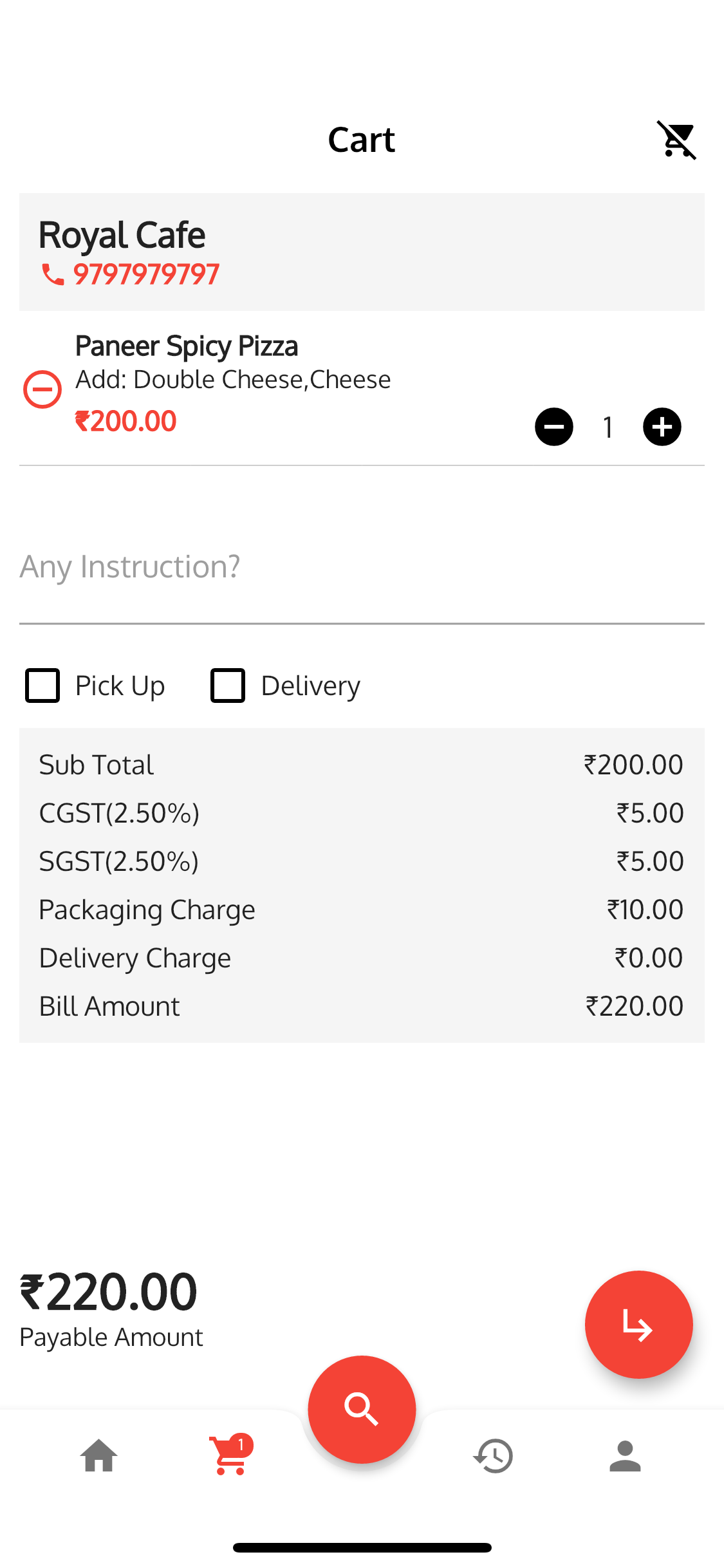 Capto-Pickup,Delivery & Dinein screenshot 5