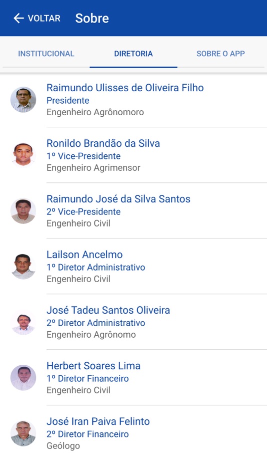 #7. CREA-PI (iOS) 由: CONSELHO REGIONAL DE ENGENHARIA E AGRONOMIA DA BAHIA