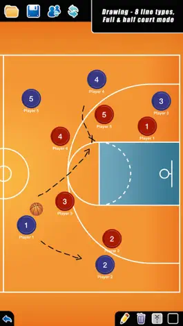 Game screenshot Coach Tactic Board: Basket++ hack
