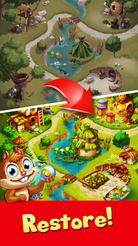 #2. Forest Rescue: Bubble POP (iOS) 来自: Qublix