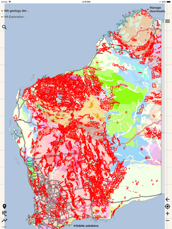 Screenshot #4 pour Australian Geology Travel Maps