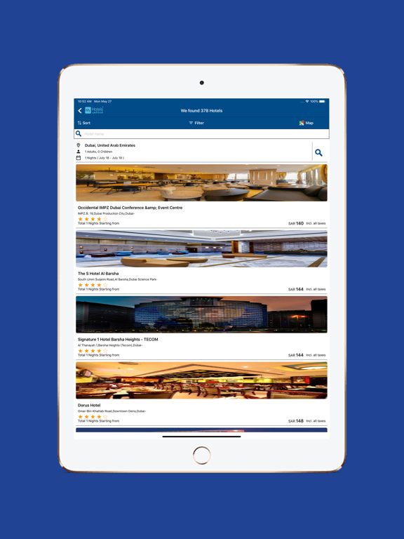 MyHotels - Hotels and Resorts iPad screenshot 6 - Travel app