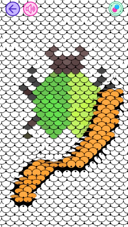 Sequin by Number Live Coloring