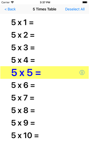 Multiplication Times Tables I(圖2)-速報App