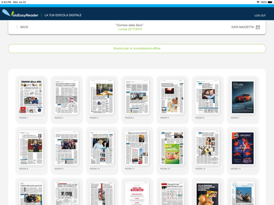 VoloEasyReader iPad screenshot