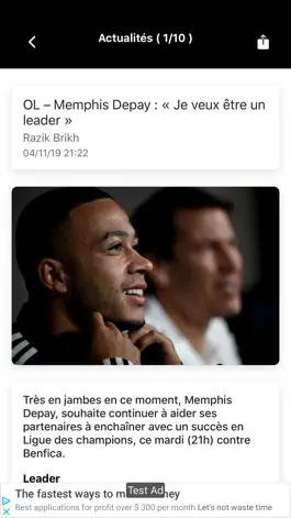 Game screenshot Olympique et Lyonnais hack