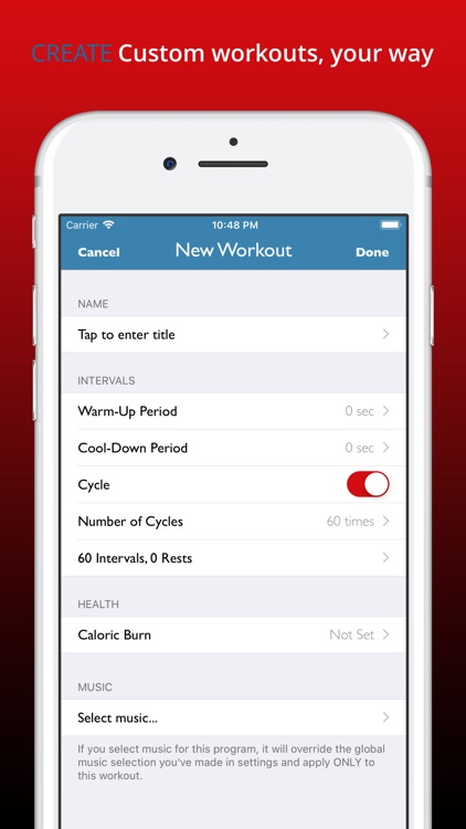 Intensity Interval Timer