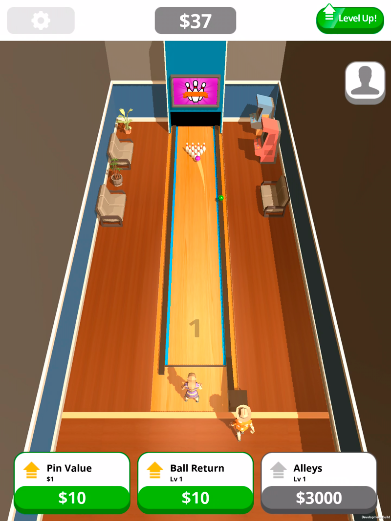 Idle Tap Bowling official gameplay screenshot 2