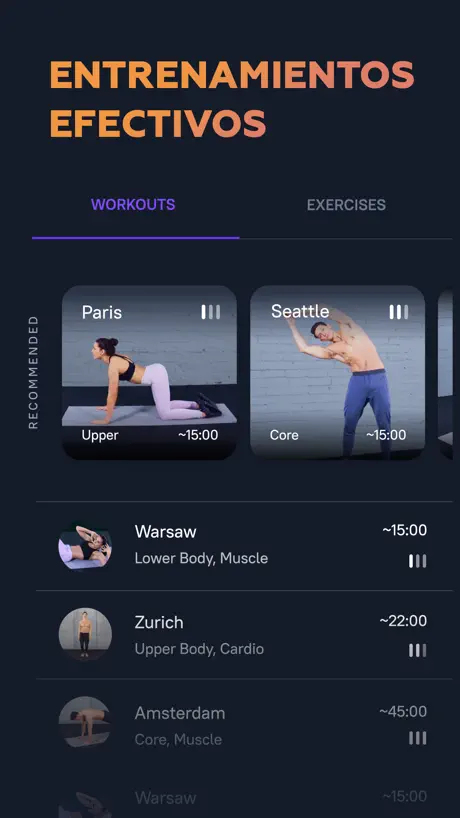 Ejercicio en casa