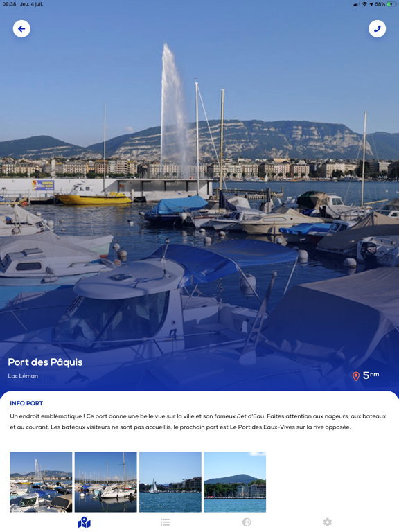 Screenshot #6 pour Guide des ports: Lac Léman