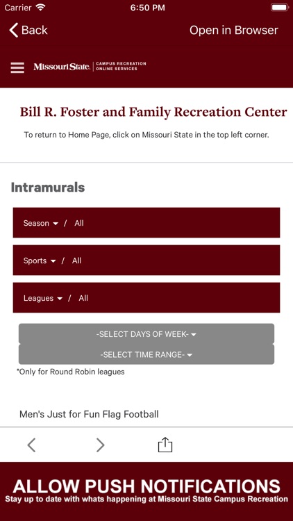MSU CAMPUS RECREATION screenshot-3