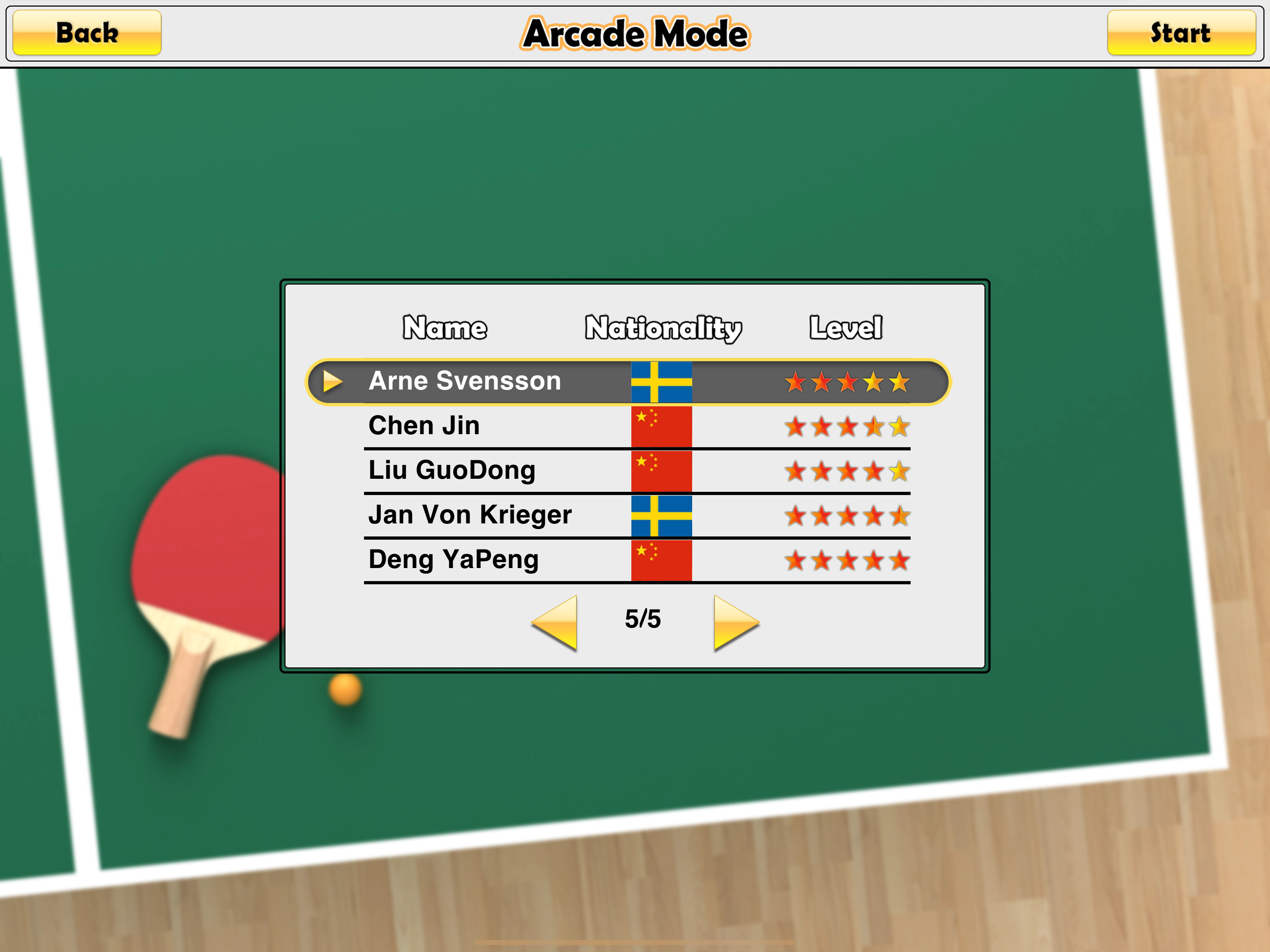 Virtual Table Tennis HD screenshot 9