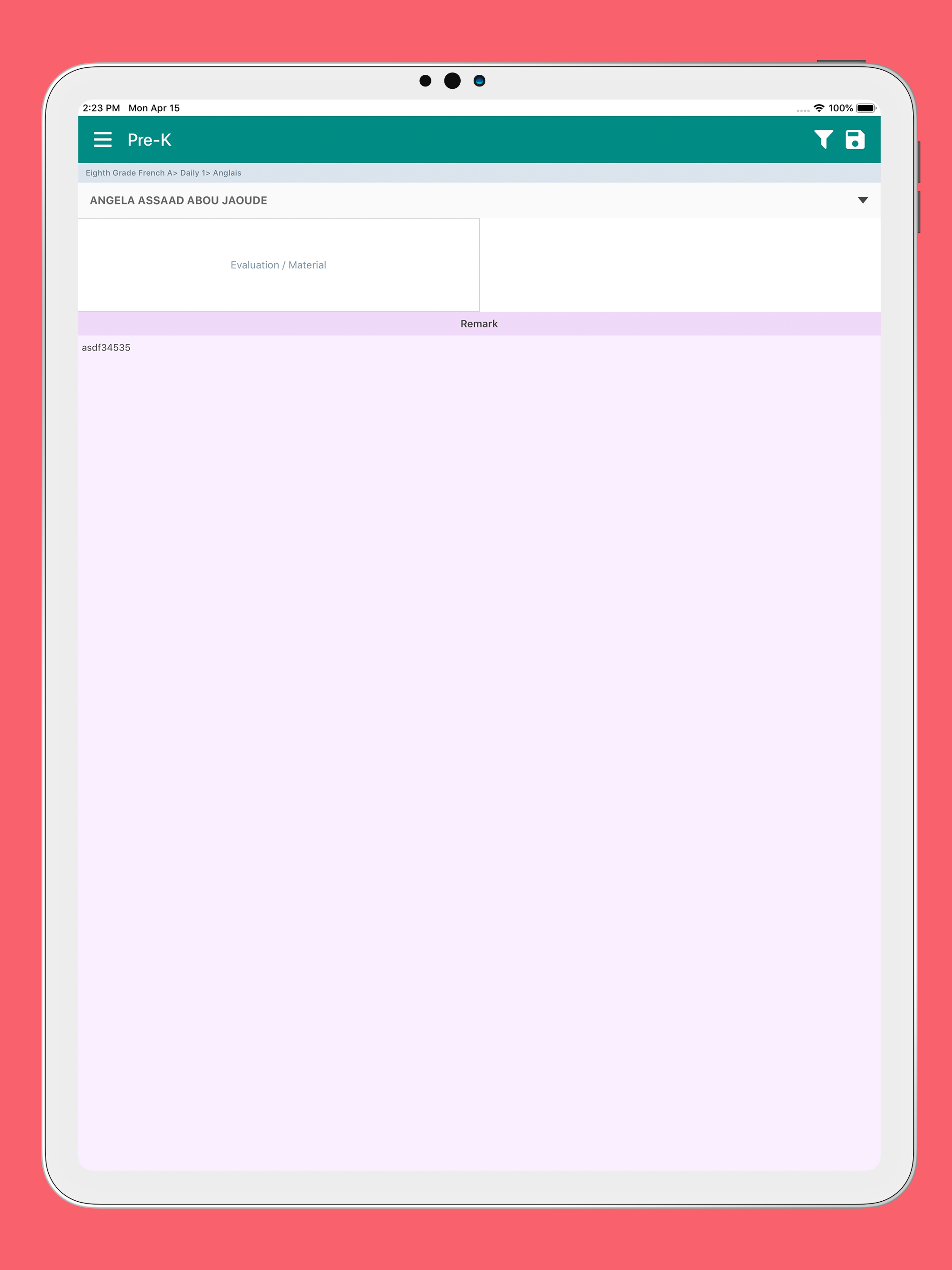 eSchool Gradebook