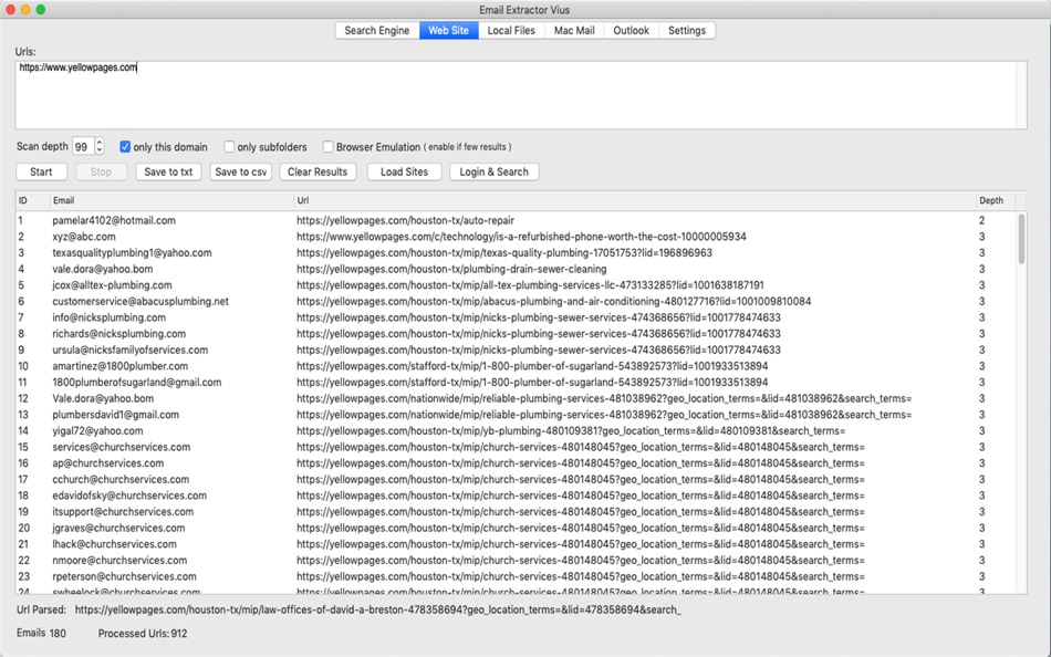 #4. Email Extractor Vius (macOS) 由: Igor Uscov