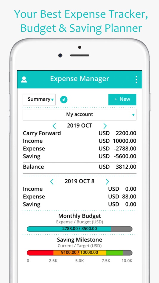 #1. Money Expense Manager (iOS) Podle: Zinitt