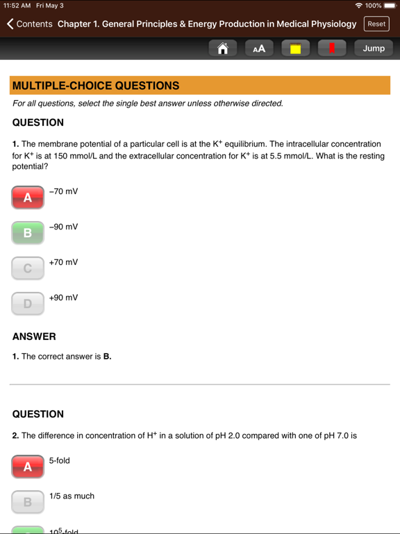 Ganong's Review Physiology 26E iPad screenshot