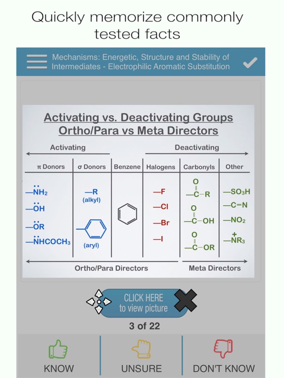 Screenshot #4 pour DAT Organic Chem Cram Cards