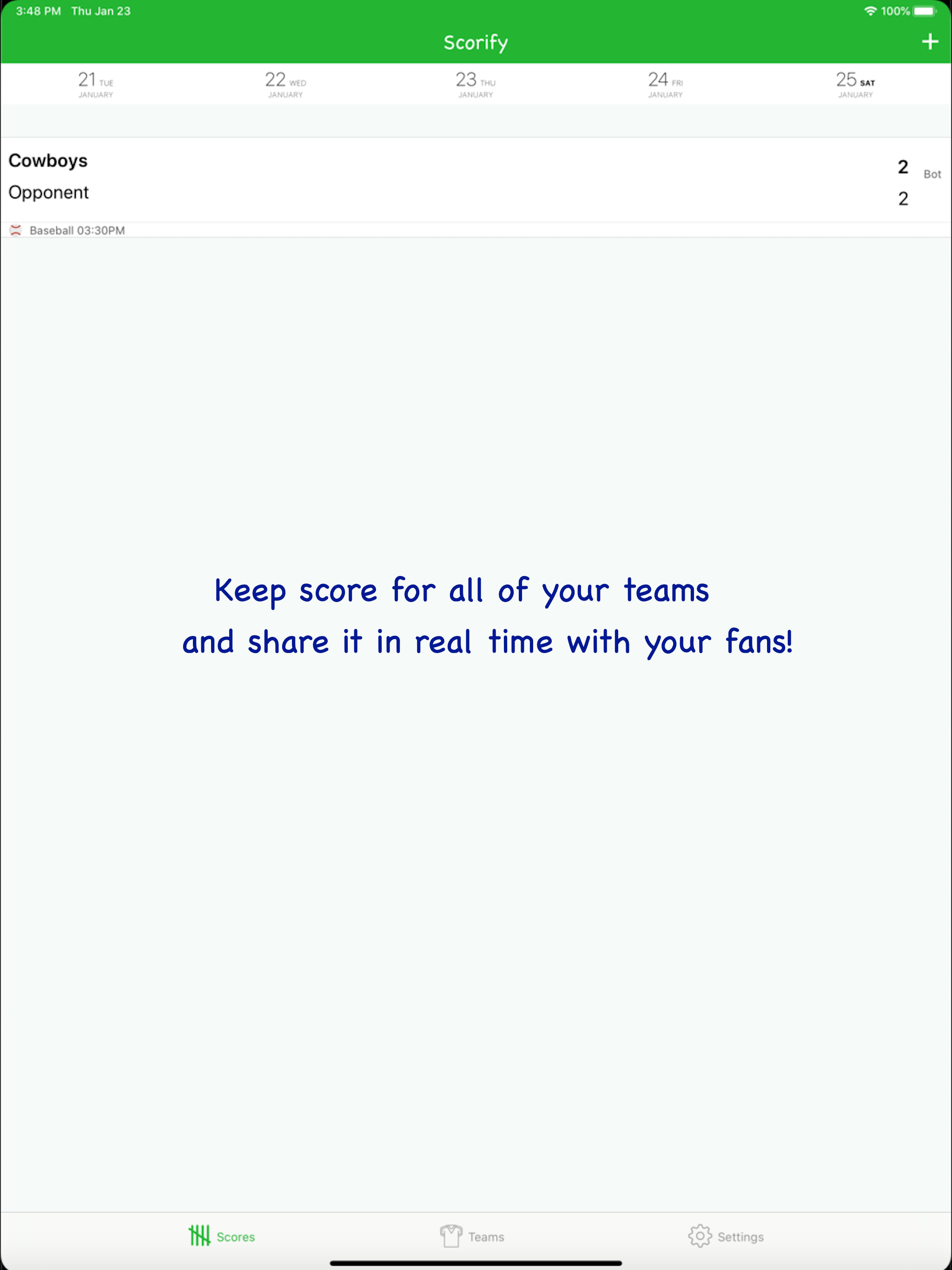 Scorify - Game Scores